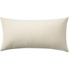 Mina Victory Holiday Applique Sheep 12" x 24" Beige Throw Pillow - 3 of 4