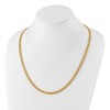 Chisel Stainless Steel Polished Yellow IP-plated 5mm 24" Curb Chain Necklace - 4 of 4