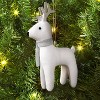 Christmas Fabric Deer Ornament White - Wondershop™ - 2 of 3
