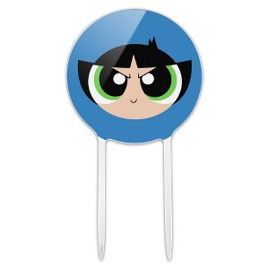 Powerpuff Girls Buttercup Head Acrylic Cake Topper - 1 of 4