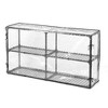 Fontoi Baker's Racks, 3 Tier Wire Shelf with Cover(2 Pack), FreeStanding Metal Storage Rack for Entrance Garage Kitchen Office, Black, 57"*14"*31" - 4 of 4