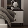 25.5" Carena Nightstand White and Brown Finish - Acme Furniture: Elegant Bedroom Storage, No Assembly Required - 2 of 4