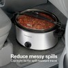 Hamilton Beach 6qt Stay or Go Slow Cooker Silver - 33262: Removable Stoneware Pot, 3 Settings, Dishwasher-Safe Parts - 2 of 4