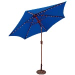 9 75 X 9 75 Round Crank Patio Umbrella Rust Target