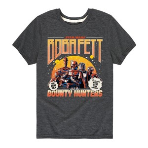 Boys' - Star Wars - Boba Fett and the Bounty Hunters Band Short Sleeve Graphic T-Shirt - 1 of 4