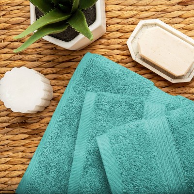 Superior Egyptian Cotton Turquoise 3-Piece Towel Set