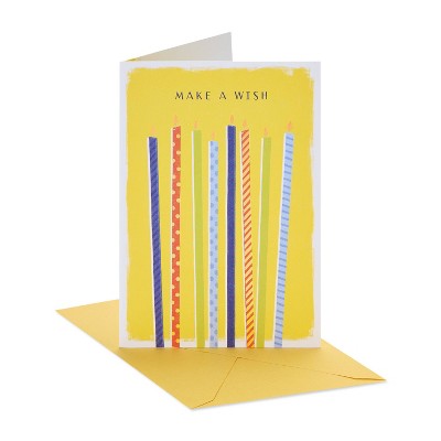 Birthday Cards Screenprint Candles