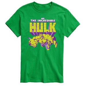 Men's - Marvel - Hulk Logo Pose Short Sleeve Graphic T-Shirt - 1 of 4