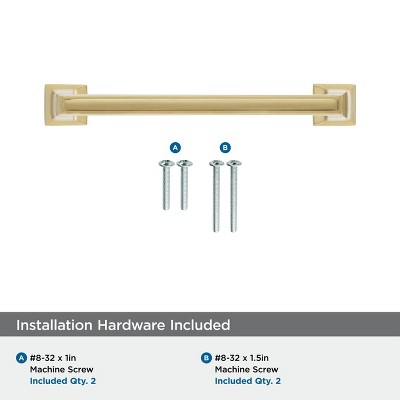 Champagne Bronze 5-1/16" Metal Cabinet Drawer Pull