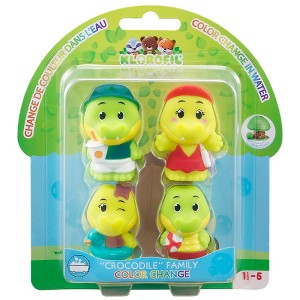 Timber Tots: Crocodile Family - 4 Mini Figures, Color-Changing, Playset 18Mo+ - 1 of 4