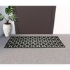 HomeRoots 18" X 47" Black Rubber Outdoor Door Mat - 2 of 4
