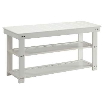 Oxford Utility Mudroom Bench with Shelves - Breighton Home
