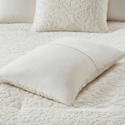 Ivory King Microfiber Textured Bedspread Set