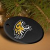 Towson University Tigers Logo Porcelain Holiday Christmas Tree Ornament - 4 of 4