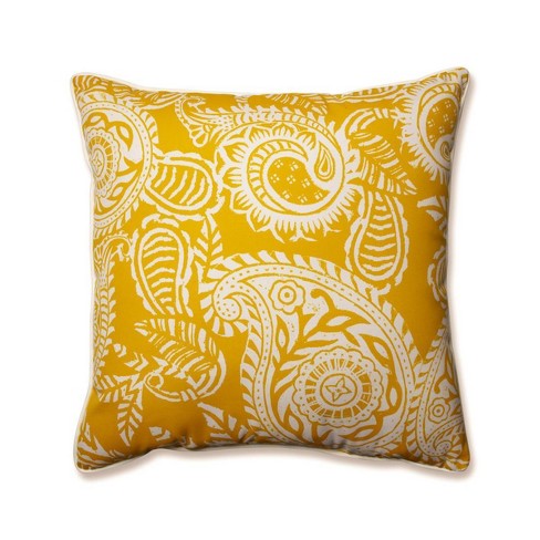 Yellow pillows target sale