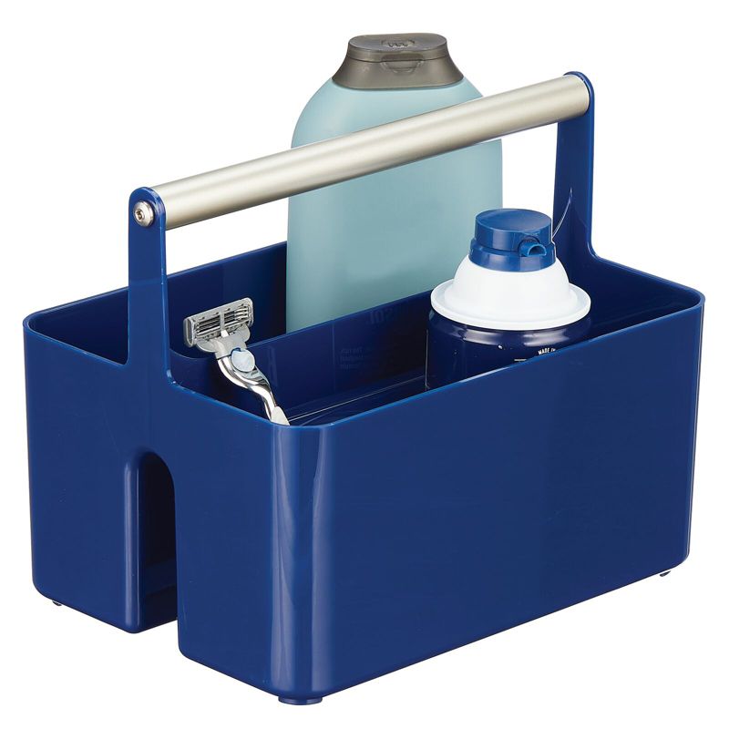 mDesign Plastic Shower Caddy Storage Organizer Utility Tote, 1 of 9