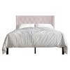 ChaletPosh Velvet Upholstered Bed - 3 of 4
