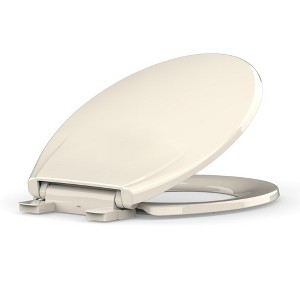 Toilet Seat, Soft Close Lid, Slow Close Noiseless Design, American Standard Compatible - 1 of 4
