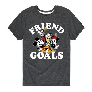 Girls' - Disney - Friend Goals Short Sleeve Graphic T-Shirt - 1 of 4