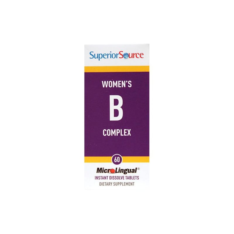 Superior Source Vitamin B Women's B Complex 60 Tablets, 1 of 3