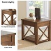 VYNXARIA Lenka End Table in Brown - Chic and Functional Side Table for Living Room, Bedroom, or Home Office Use - 4 of 4