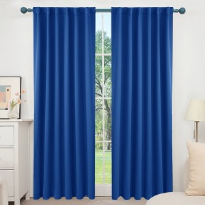 Deconovo 52" Back Tab Thermal Blackout Curtains (2 Panels) - 1 of 4