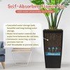 JUJABU 30" Tall Large Flower Pot - Indoor/Outdoor Use with Self-Watering, Drainage Holes, Water Level Monitor & Inner Bucket - 3 of 4