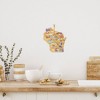 Totally Bamboo Wisconsin Fish Kiss Cutting Board: Lightweight Bamboo, Multicolored, 12"x13", Hand Wash, 1.68 lbs - 3 of 4
