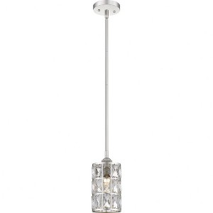 Quoizel Lighting Oliver 1 - Light Pendant in  Polished Nickel - 1 of 4