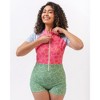 Daisy Patch Retro Rash Guard One-Piece - 3 of 4