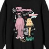 A Christmas Story Ralphie's Pink Nightmare Women's Black Crew Neck Sweatshirt - 2 of 3