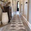 World Rug Gallery Distressed Trellis Indoor Area Rug - 2 of 4