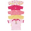 Luvable Friends Baby Girl Layette Gift Cube, Pink Safari, 0-3 Months - 3 of 4