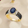 Ross-Simons 2.60 ct. t.w. Sapphire Ring With Diamond Accents in 14kt Yellow Gold - 4 of 4