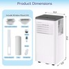 Jojoka 8000 BTU Portable Air Conditioner, Cools Rooms up to 350 Sq.Ft, 3-in-1 AC Unit with Dehumidifier & Fan, Quiet AC with Remote,Window Kit - 2 of 4