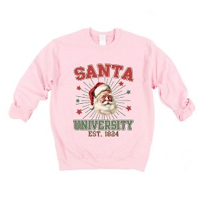 Simply Sage Market Women's Graphic Sweatshirt Santa University Stars - 1 of 4