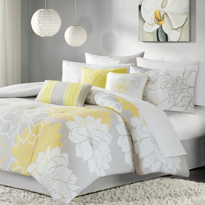PAGED Comforter Set Printed Cotton Sateen Bedding Comforter Sets with Decorative Pillow, Machine Washable