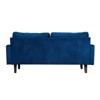 Velvet Loveseat Mid-Century Modern Sofa Tufted Couch with Wooden Legs for Living Room - 4 of 4