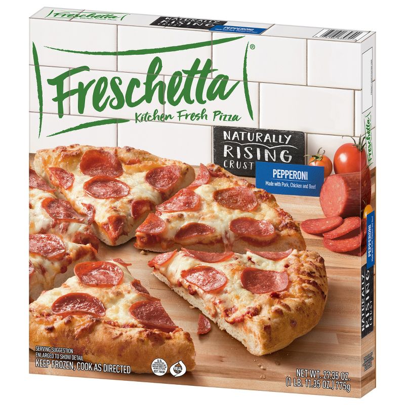 Freschetta Naturally Rising Crust Pizza Signature Pepperoni - 27.35oz, 3 of 10