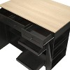 Kitchen Island Cart with Outlet & Drop Leaf, Kitchen Storage Cabinet On Wheels with 3 Drawers, Spice Rack & Towel Rack, Mobile Island Table - 3 of 4