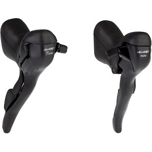 microSHIFT R7 Drop Bar Shift Lever Set - 3 x 7-Speed Short Reach - 1 of 2