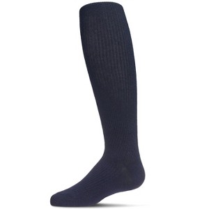 Memoi Pinned Ribbed Cotton Blend Basic Girls Tights - 1 of 2