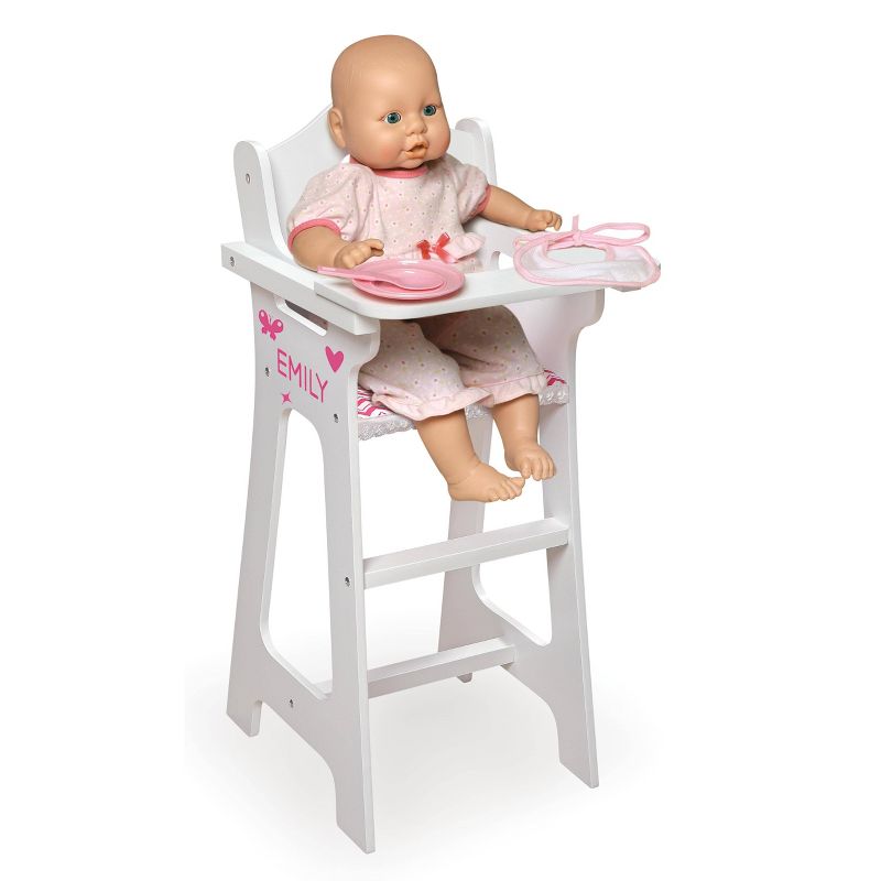 Badger Basket Doll High Chair with Accessories and Free Personalization Kit, 5 of 9