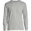 Lands' End Men's Super-T Long Sleeve T-Shirt with Pocket - 2 of 3