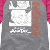 Girls' - Avatar: The Last Airbender - Katara and Aang Grid Shirt Tail Raglan Graphic T-shirt - 2 of 4