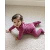 MiniMoi Baby and Toddler Cotton-Rich Drop-Needle Footie With MiniMoi Trim - 2 of 4