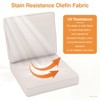 Buenhomino Outdoor Patio Chair Cushions Set, Olefin Fabric Weather-Resistant Outdoor Cushion with zipper - 3 of 4