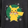 Women's - Pokémon - Official Cookie Taster Lightweight French Terry Wide Neck Long Sleeve Shirt - 2 of 4