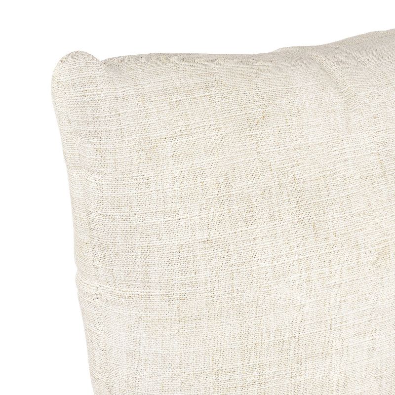 Polyester Square Pillow In Linen - Skyline Furniture, 4 of 7