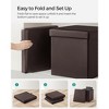 SONGMICS Storage Ottoman Bench Leather Ottoman with Storage - 4 of 4